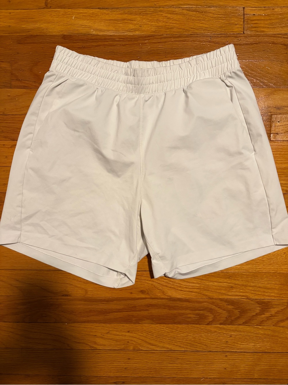 Uniqlo White Athletic Shorts